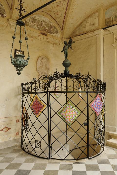 An image of the work A Silk Scarf for Schloss Hollenegg by Designer Anna Resei