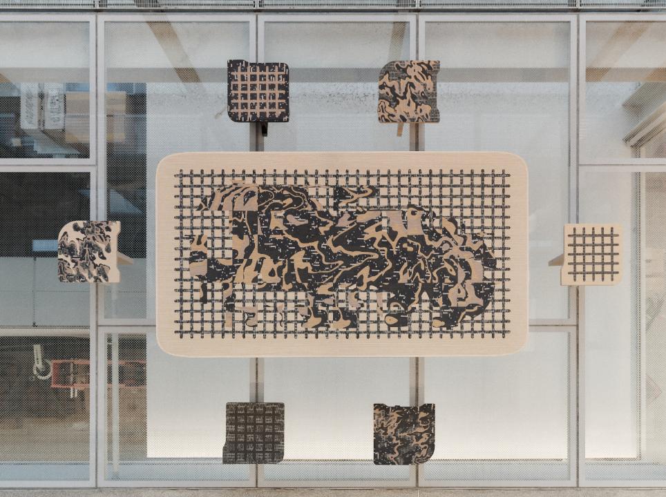 An image of the work treshold by Designer Anna Resei