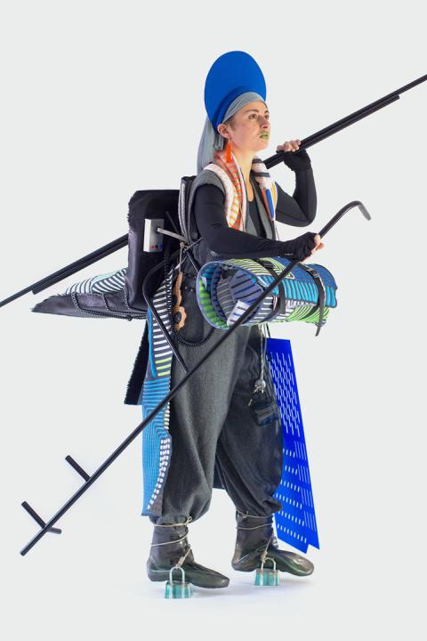 An image of the work Tele-nomadic Sheltering Unit by Designer Anna Resei